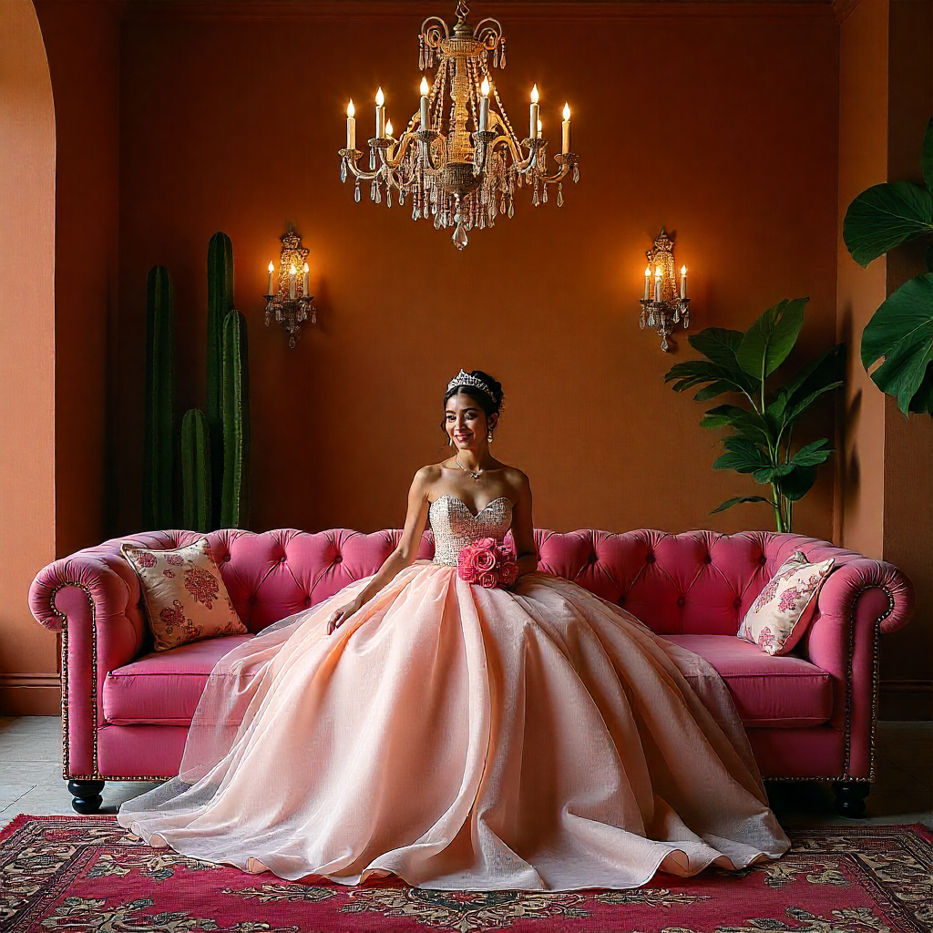 Vibrant birthday party with colorful decorations and themed props