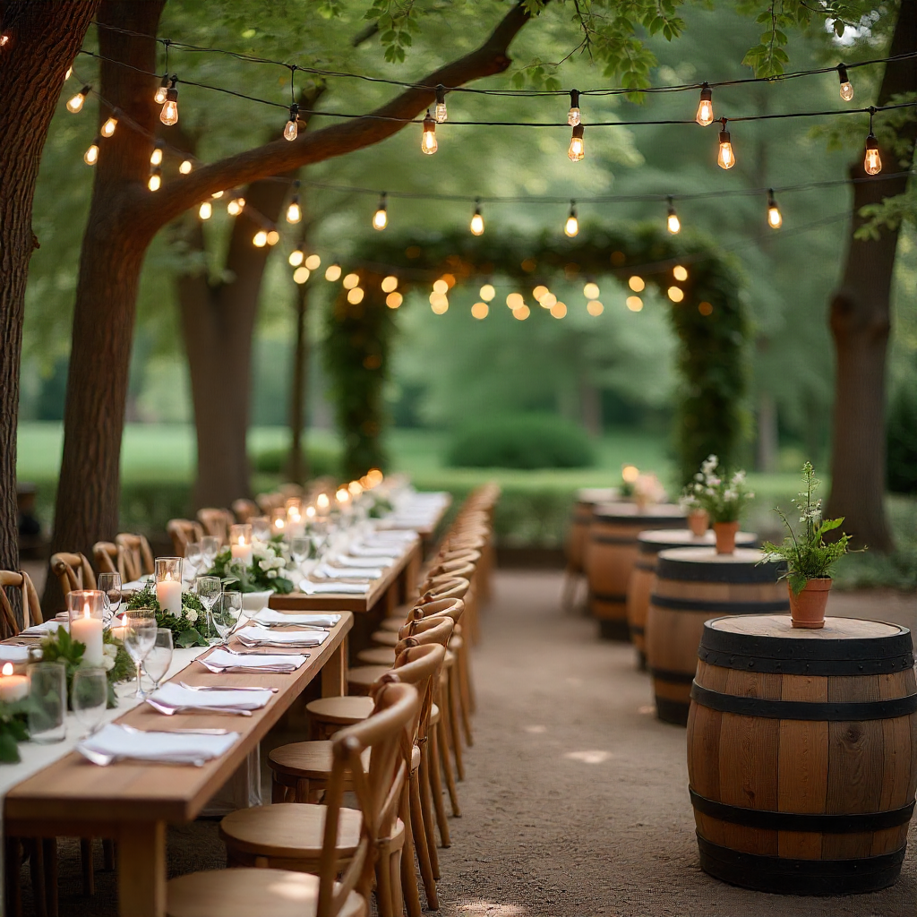 Corporate conference with modern staging and professional lighting